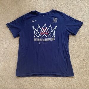Nike Virginia Cavaliers 2019 NCAA Basketball National Champions T Shirt Size L
